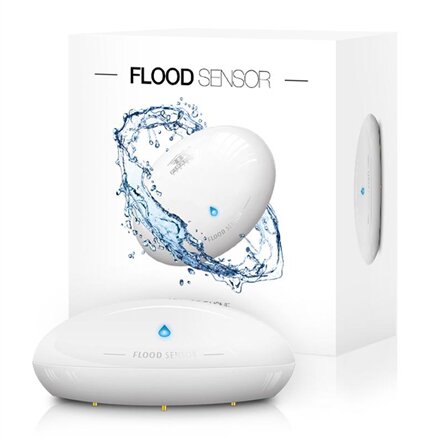 Jutiklis Fibaro Flood Sensor Z-Wave цена и информация | Davikliai, jutikliai | pigu.lt