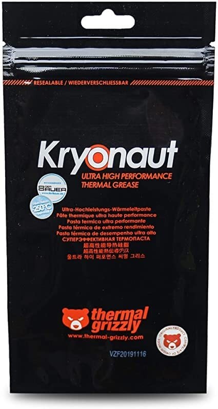 Thermal Grizzly Kryonaut thermal grease, 1g (TG-K-001-RS) kaina ir informacija | Termo pastos | pigu.lt