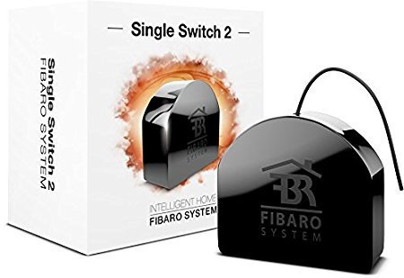 Išmanus jungiklis Fibaro Single Switch 2 Z-Wave цена и информация | Apsaugos sistemos, valdikliai | pigu.lt