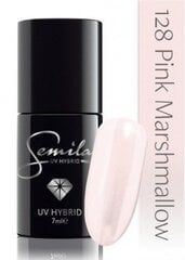 Гибридный лак для ногтей Semilac UV Hybrid 128 Pink Marshmallow, 7 мл цена и информация | Лаки, укрепители для ногтей | pigu.lt