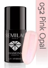 Gelinis nagų lakas Semilac 7 ml, 052 Pink Opal kaina ir informacija | Лаки, укрепители для ногтей | pigu.lt