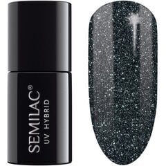 Hibridinis nagų lakas Semilac 096 Starlight Night, 7 ml цена и информация | Лаки, укрепители для ногтей | pigu.lt