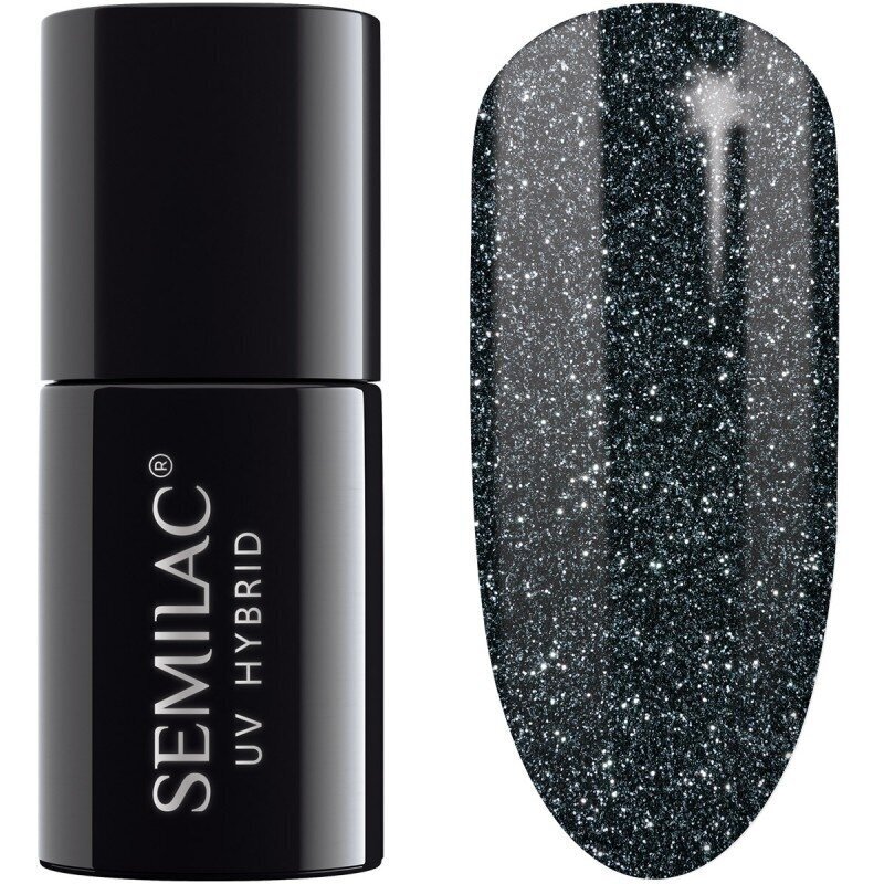 Hibridinis nagų lakas Semilac 096 Starlight Night, 7 ml цена и информация | Nagų lakai, stiprintojai | pigu.lt