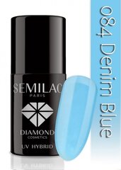 Gelinis nagų lakas Semilac 7 ml, 084 Denim Blue цена и информация | Лаки, укрепители для ногтей | pigu.lt