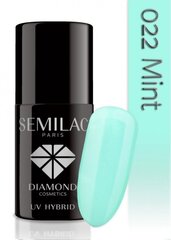 Гель-лак для ногтей Semilac 022 Mint, 7 мл цена и информация | Лаки, укрепители для ногтей | pigu.lt