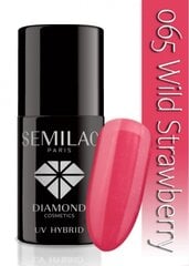 Gelinis nagų lakas Semilac 7 ml, 065 Wild Strawberry kaina ir informacija | Nagų lakai, stiprintojai | pigu.lt