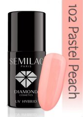 Gelinis nagų lakas Semilac 7 ml, 102 Pastel Peach цена и информация | Лаки, укрепители для ногтей | pigu.lt