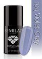 Hibridinis nagų lakas Semilac 104 Violet Gray, 7 ml