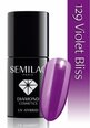 Стойкий гибридный лак для ногтей Semilac, 129 Violet Bliss, 7 мл