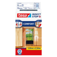 Apsauginis tinklelis durims nuo vabzdžių TESA COMFORT juodas 2x0,65mx2,5m цена и информация | Москитные сетки | pigu.lt