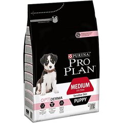 Pro Plan Puppy Medium Sensitive Skin, 3 kg kaina ir informacija | Sausas maistas šunims | pigu.lt