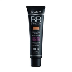 Makiažo pagrindas Gosh BB Cream Foundation 04 Chestnut, 30 ml цена и информация | Пудры, базы под макияж | pigu.lt