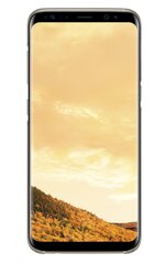 Samsung EF-QG955CFE Оригинальный супер тонкий чехол-крышка G955 Galaxy S8 Plus / S8+ Прозрачный/Золотой цена и информация | Чехлы для телефонов | pigu.lt