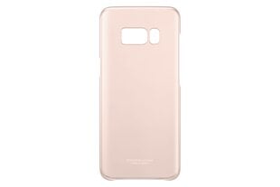 "Samsung" skaidrus dangtelis EF-QG955CP, skirtas "Galaxy S8+", rožinės spalvos kaina ir informacija | Telefono dėklai | pigu.lt