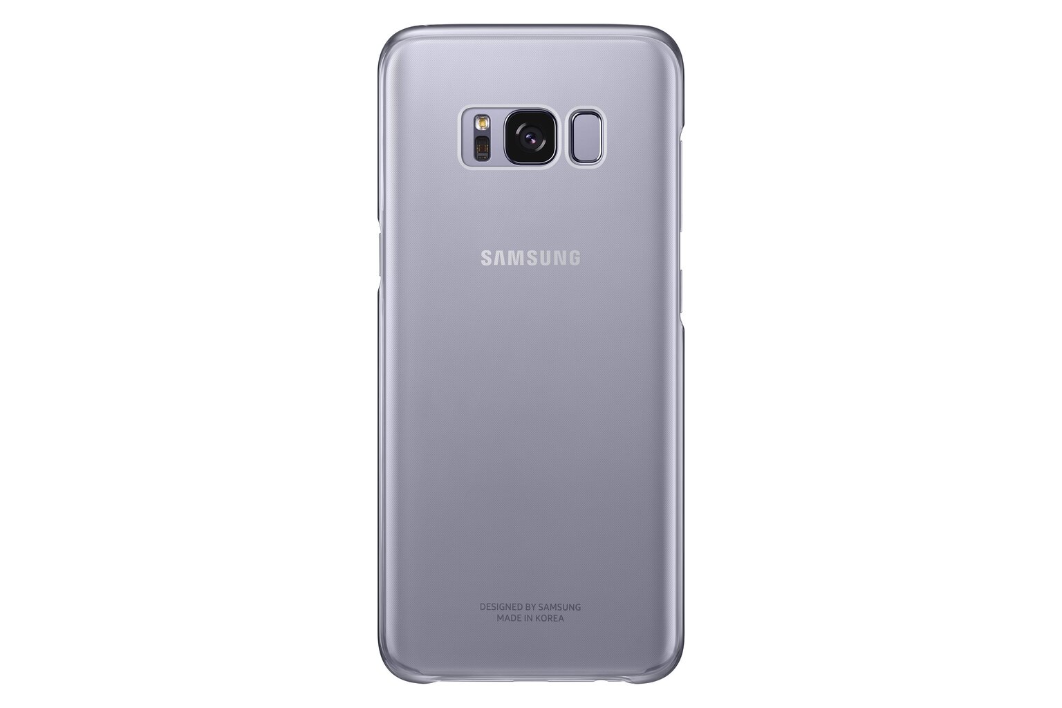 "Samsung" skaidrus dangtelis "Galaxy S8+" EF-QG955 violetinės spalvos kaina ir informacija | Telefono dėklai | pigu.lt