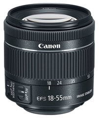 Canon EF-S 18-55mm f/4-5.6 IS STM kaina ir informacija | Objektyvai | pigu.lt