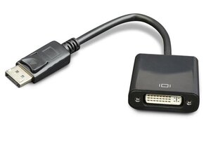 Gembird Displayport штекер - переходник DVI (24 + 5), черный цена и информация | Адаптеры, USB-разветвители | pigu.lt