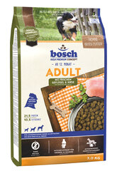 Bosch Petfood Adult Poultry & Millet (High Premium) 3kg kaina ir informacija | Sausas maistas šunims | pigu.lt