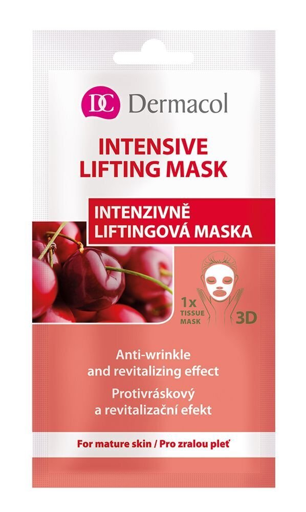 Kaukė veidui Dermacol Intensive Lifting Mask 15 ml цена и информация | Veido kaukės, paakių kaukės | pigu.lt