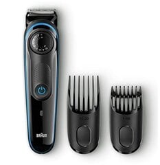 Триммер для бороды Braun BT3040, Черный/Синий цена и информация | Электробритвы | pigu.lt