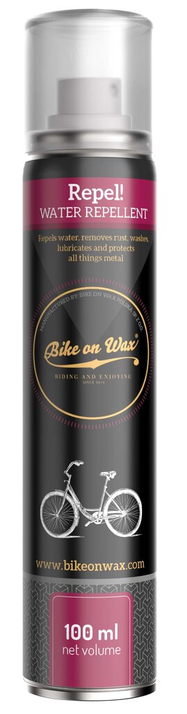 Apsauginė valymo priemonė Bike On Wax Repel!, 100 ml kaina ir informacija | Įrankiai, priežiūros priemonės dviračiams | pigu.lt