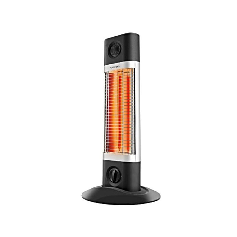 Anglies pluošto infraraudonųjų spindulių šildytuvas Veito CH1200 LT (juodas) kaina ir informacija | Šildytuvai | pigu.lt
