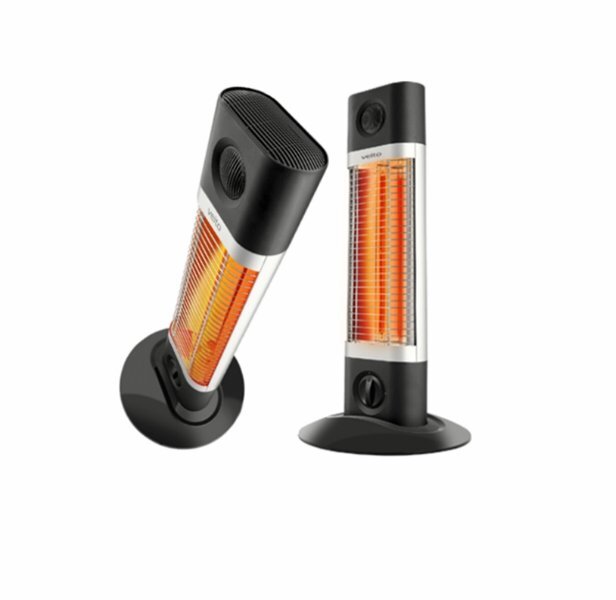 Anglies pluošto infraraudonųjų spindulių šildytuvas Veito CH1200 LT (juodas) kaina ir informacija | Šildytuvai | pigu.lt