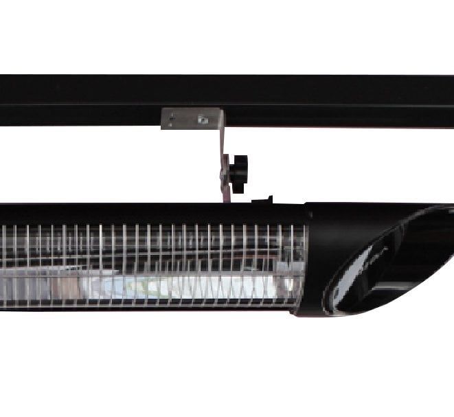 Infraraudonųjų spindulių šildytuvas Veito BLADE S (juodas, 2500W) kaina ir informacija | Šildytuvai | pigu.lt