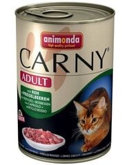 Консервы для кошек Animonda Carny Adult с говядиной и брусникой 400 г цена и информация | Консервы для кошек | pigu.lt