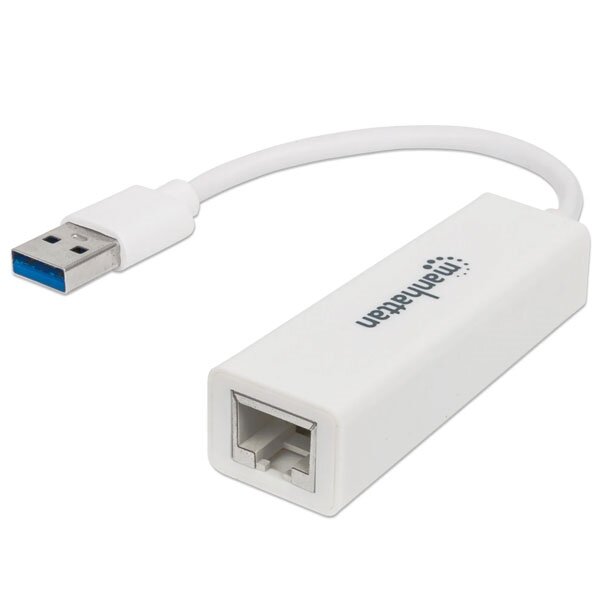 Manhattan Gigabit USB 3.0 10/100/1000 Mbps kaina ir informacija | Adapteriai, USB šakotuvai | pigu.lt