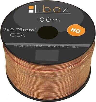 Libox 2x0.75mm2, 100 m kaina ir informacija | Kabeliai ir laidai | pigu.lt