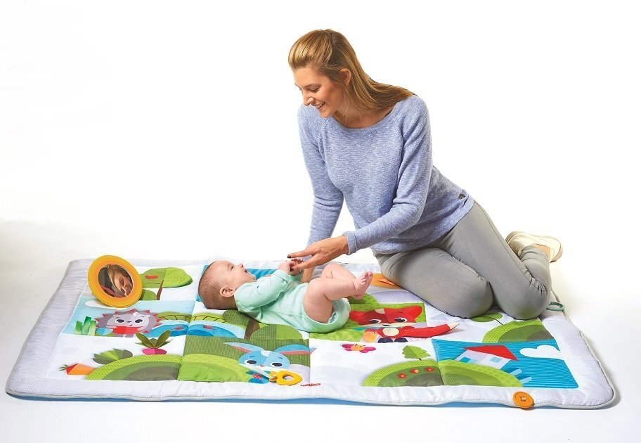Žaidimų kilimėlis Tiny Love Meadow Days, 150x100 cm kaina ir informacija | Lavinimo kilimėliai | pigu.lt