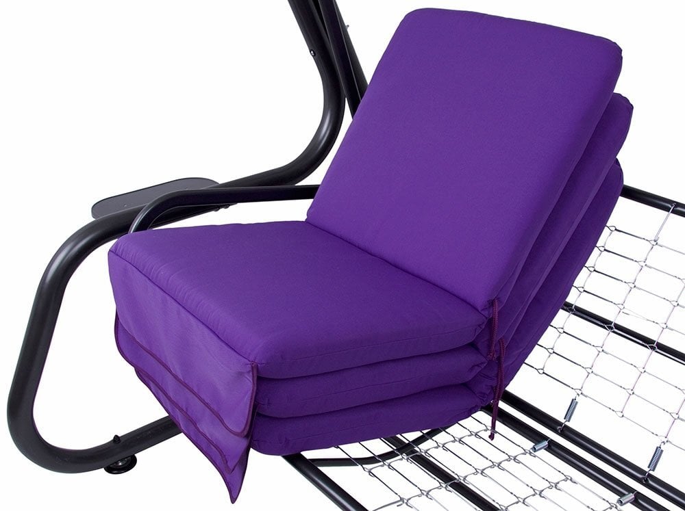 Išskleidžiamos sūpynės Venezia Lux, violetinės kaina ir informacija | Lauko sūpynės | pigu.lt