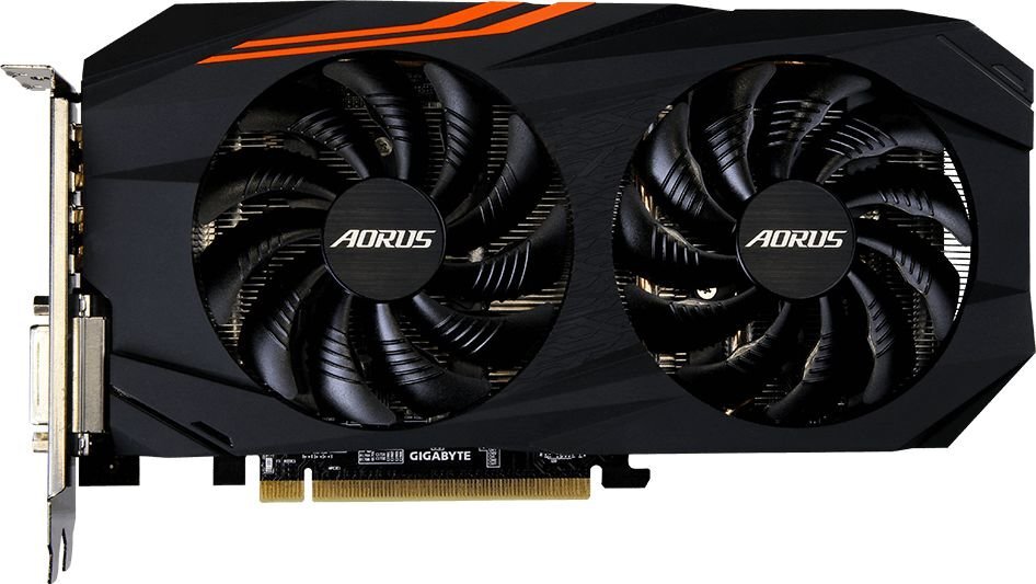 Gigabyte Radeon RX 570 AORUS 4GB GDDR5 (256 bit), DVI-D, HDMI, 3xDisplayPort, BOX (GV-RX570AORUS-4GD) kaina ir informacija | Vaizdo plokštės (GPU) | pigu.lt