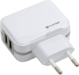 Platinet ,2xUSB + micro USB l, 3,4A kaina ir informacija | Krovikliai telefonams | pigu.lt