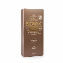 Интенсивный укрепляющий шампунь BIOVAX с аргановым, макадамия и кокосовым маслом, 200 мл цена и информация | Шампуни | pigu.lt