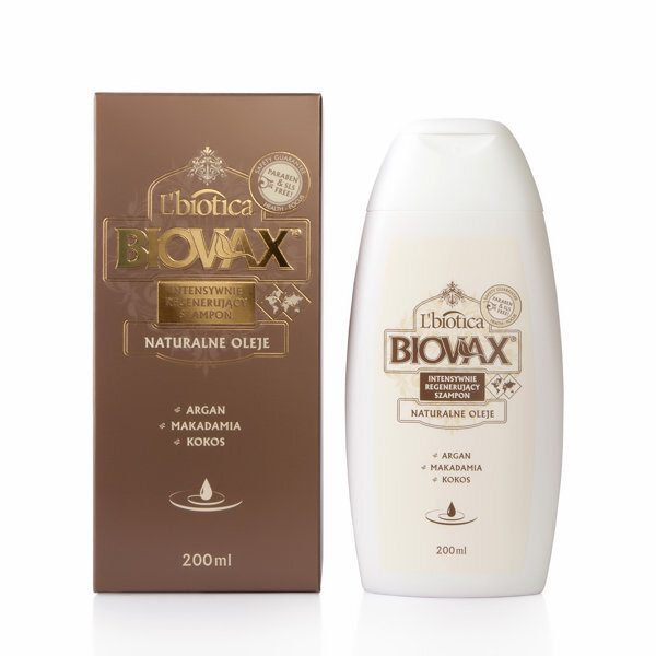 Intensyvaus poveikio atkuriamasis šampūnas su arganų makadamijų ir kokosų aliejais Biovax 200 ml kaina ir informacija | Šampūnai | pigu.lt