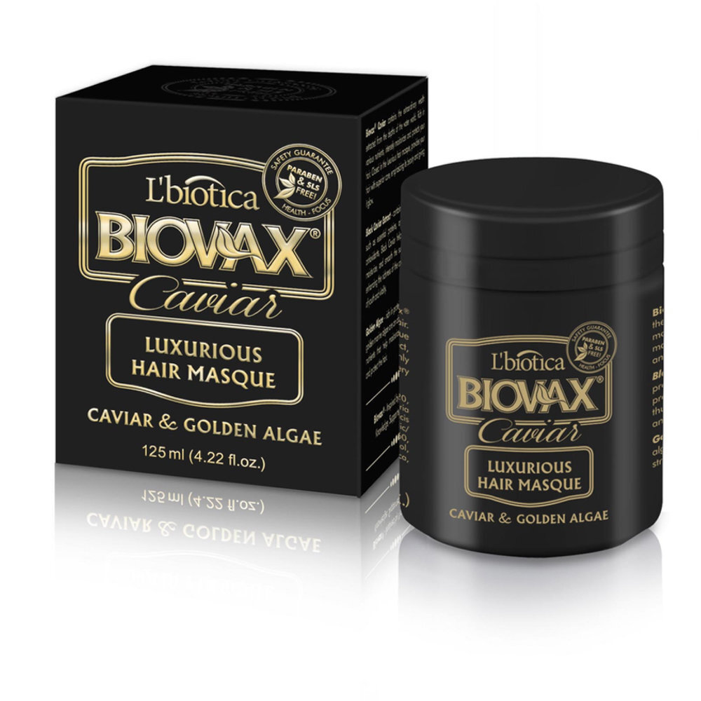 Plaukų kaukė Biovax Luxurious Caviar, 125 ml цена и информация | Priemonės plaukų stiprinimui | pigu.lt