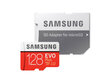 Samsung MicroSDXC Evo+ Class 10 128GB su adapteriu kaina ir informacija | Atminties kortelės telefonams | pigu.lt