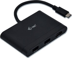 I-TEC USB C HDMI adapteris PD/DATA, USB 3.2 GEN 1 (3.1 GEN 1) TYPE-C, HDMI, USB 3.2 GEN 1 kaina ir informacija | Adapteriai, USB šakotuvai | pigu.lt