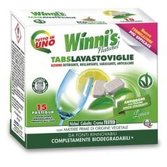 EKO citrusų aromato indaplovių tabletės Winni's 15 vnt. kaina ir informacija | Winni's Virtuvės, buities, apyvokos prekės | pigu.lt