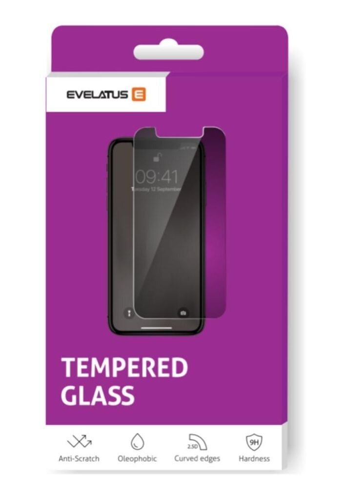 Evelatus Tempered Glass kaina ir informacija | Apsauginės plėvelės telefonams | pigu.lt