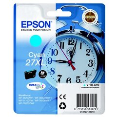 Картридж с чернилами Epson T27XL: цвет - голубой цена и информация | Картриджи для струйных принтеров | pigu.lt