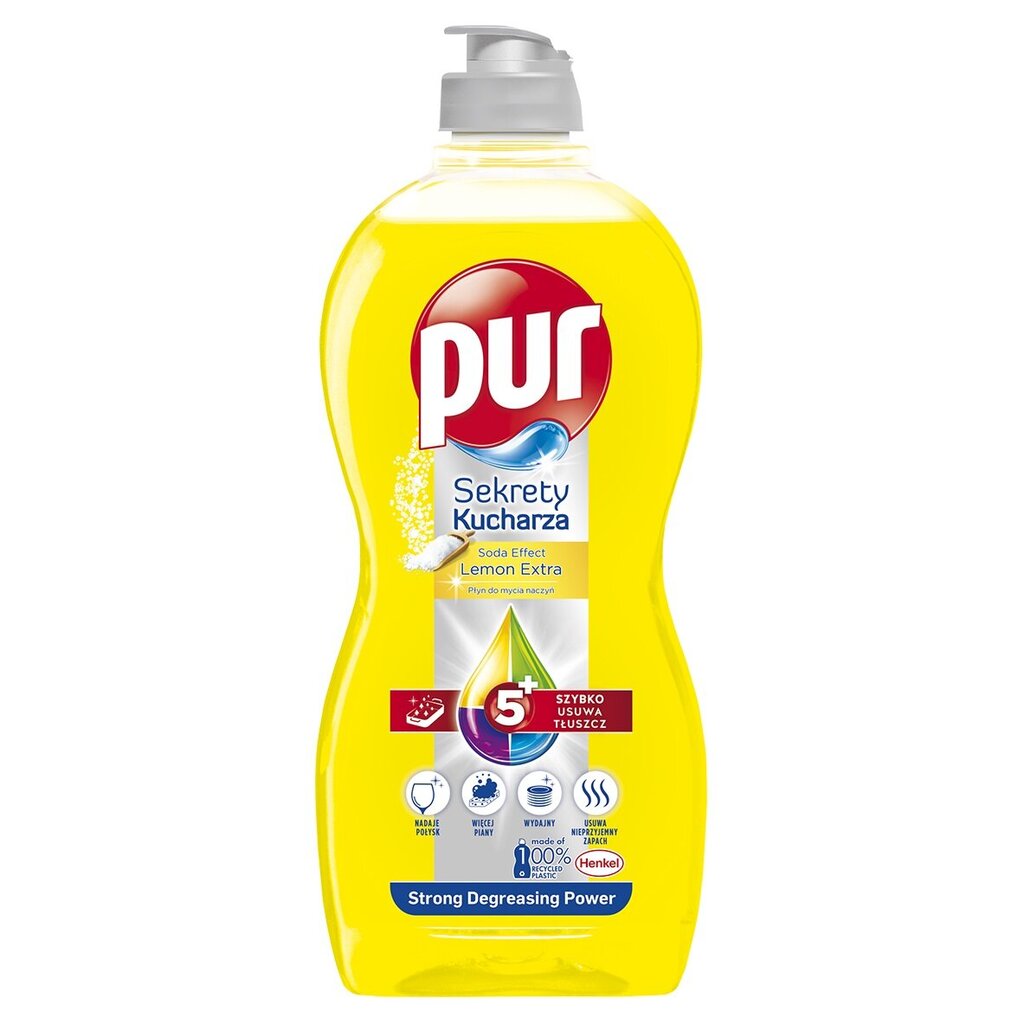 Indų ploviklis "PUR Duo Power Lemon" 450ml kaina ir informacija | Indų plovimo priemonės | pigu.lt