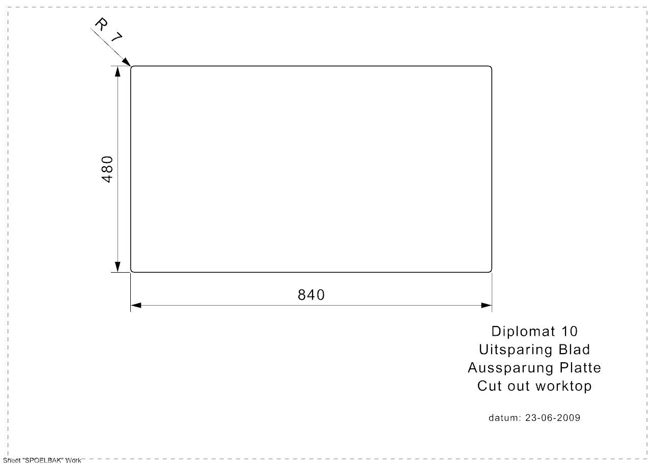 Nerūdijančio plieno virtuvinė plautuvė Reginox Diplomat 10 LUX (R), 86x50 cm kaina ir informacija | Virtuvinės plautuvės | pigu.lt