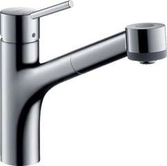 Hansgrohe Talis S virtuvės praustuvo maišytuvas su ištraukiamu dušeliu, chromas, 32841000 kaina ir informacija | Hansgrohe Virtuvės įranga, reikmenys | pigu.lt