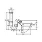 Sifonas Viega 104 634, 1,1/2x40 mm цена и информация | Sifonai | pigu.lt