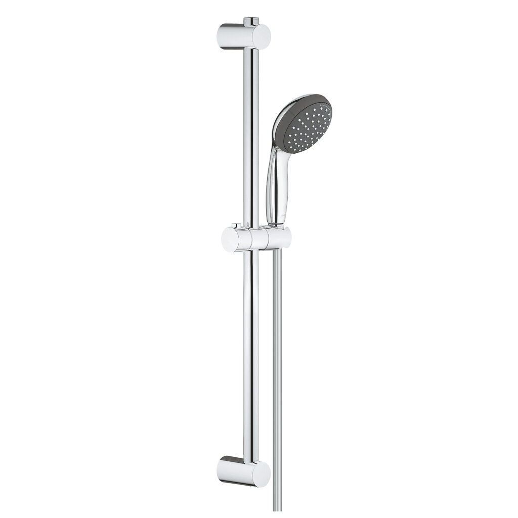 GROHE Vitalio Start 100 rankinio dušelio, 600mm stovo ir žarnos rinkinys, 2 srovės, chromas, 27948000 цена и информация | Dušo komplektai ir panelės | pigu.lt