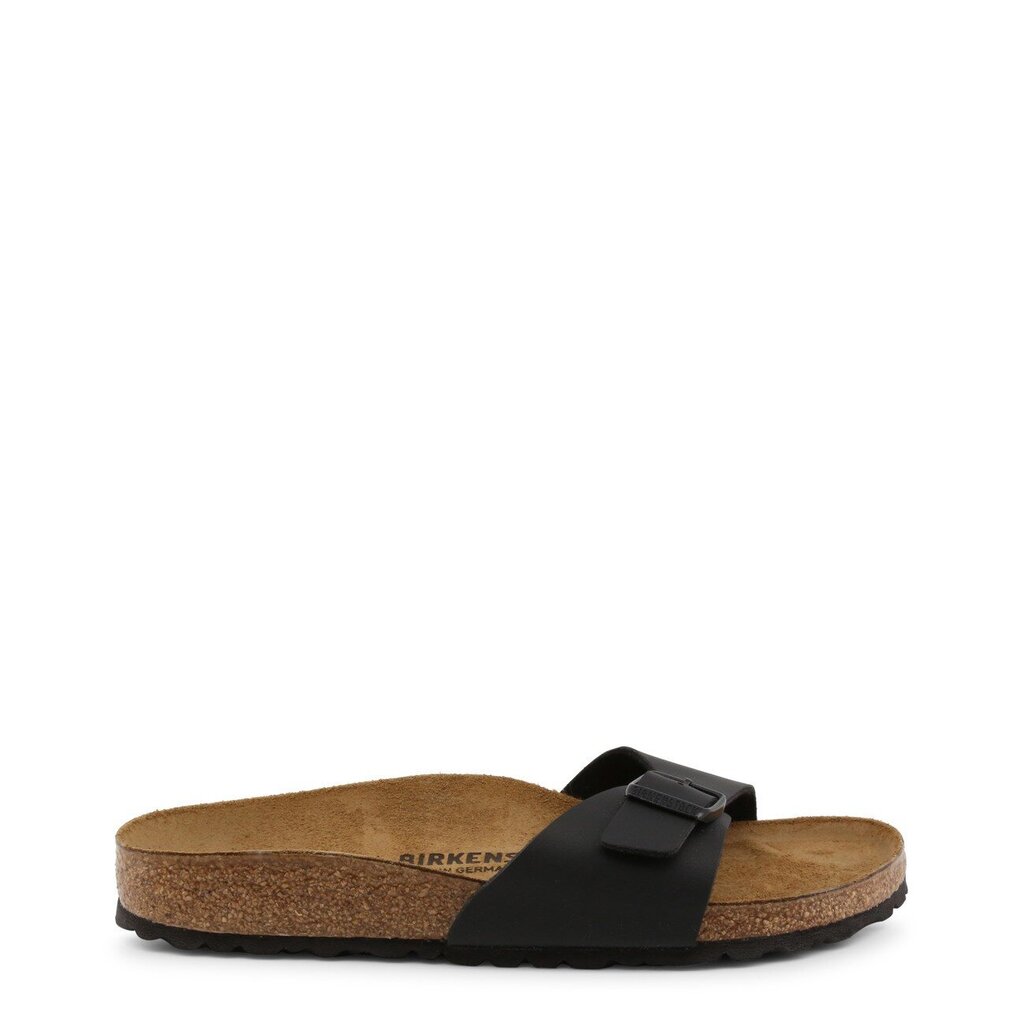 Šlepetės moterims Birkenstock Madrid BF0040793, juodos цена и информация | Šlepetės moterims | pigu.lt