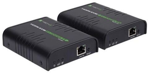 Ilgiklis KVM Techly HDMI+USB Cat5e/6 iki 120m kaina ir informacija | Kabeliai ir laidai | pigu.lt